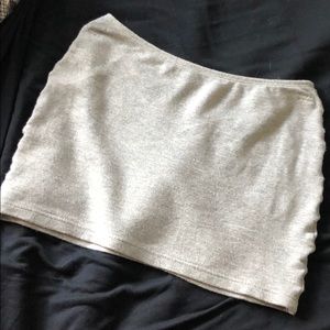 american apparel grey miniskirt